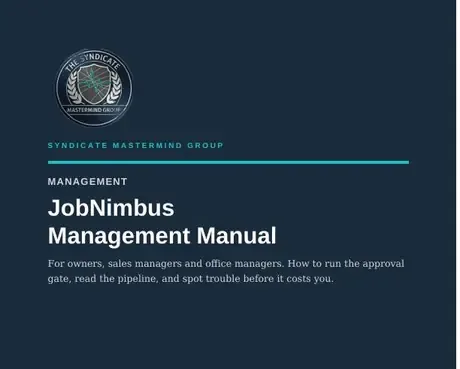 Management Manual cover