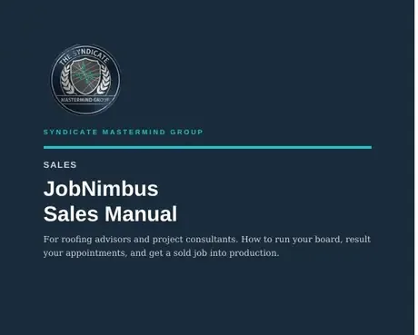 Sales Manual cover